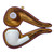 Mr. Bulldog Bowl Sky Gold Swirly Stem - Arasta Premium Meerschaum Pipe by Paykoc, M80006
