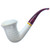 Rough Top Lattice Calabash Tall Bowl w/Red Ruby Stem - Arasta Premium Meerschaum Pipe M80005
