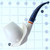 MacArthur Style Metal & Red Stem - Arasta Premium Meerschaum Pipe