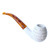 Classic Round Boy Lattice Finish Apple Meerschaum Pipe by Tobacco Paykoc M02019(L)