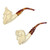 $75 Bacchus Meerschaum Pipes, Assorted 1 Count