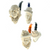 $160 Woman Meerschaum Mini Pipes with Case 1 Pipe Assorted