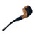 Olive Wood with Meerschaum Lining Tobacco Pipe Slight Bent Bulldog 5.5" Paykoc 1 Count Assorted