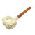 Floral Princess Leia Rose Bud Sides Meerschaum Pipe NO Bend by Paykoc M98013