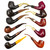 Assorted Finish German Standard Briar Pipes 1 Count Assorted