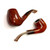 Orange Finish German Standard Briar Pipes 1 Count Assorted