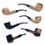 Olive Wood Tobacco Pipe Paykoc 1 Count Assorted Shapes and Finishes