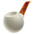 Meerschaum Classic Smooth Finish Round Boy Apple 1/4 Bend Pipe by Paykoc M02074