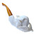 "Carpe Ovum" Eagle Claw and Egg Meerschaum Tobacco Smoking Pipe