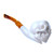 Ole Smooth Skull - Meerschaum Tobacco Pipe