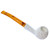 Teardrop Lattice Finish Apple 1/4 Bend & Long Meerschaum shank Pipe by Paykoc M02008(L)