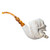 "Winged Sentinel" Skull Meerschaum Tobacco Pipe