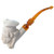 Executive Chef Jacques Hand-Carved Meerschaum Smoking Pipe M99074
