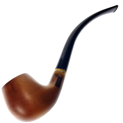Cherrywood tobacco pipe with warm grain