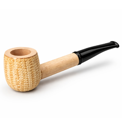Modern Traditional American corncob tobacco pipe