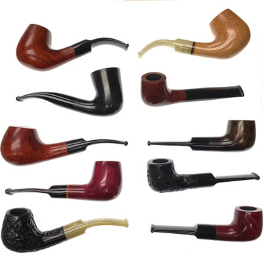 3mm Filter German Standard Briar Pipes Assorted 1 Count - Paykoc Pipes