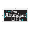 I Am Pro Abundant Life Stickers (Packs of 25)