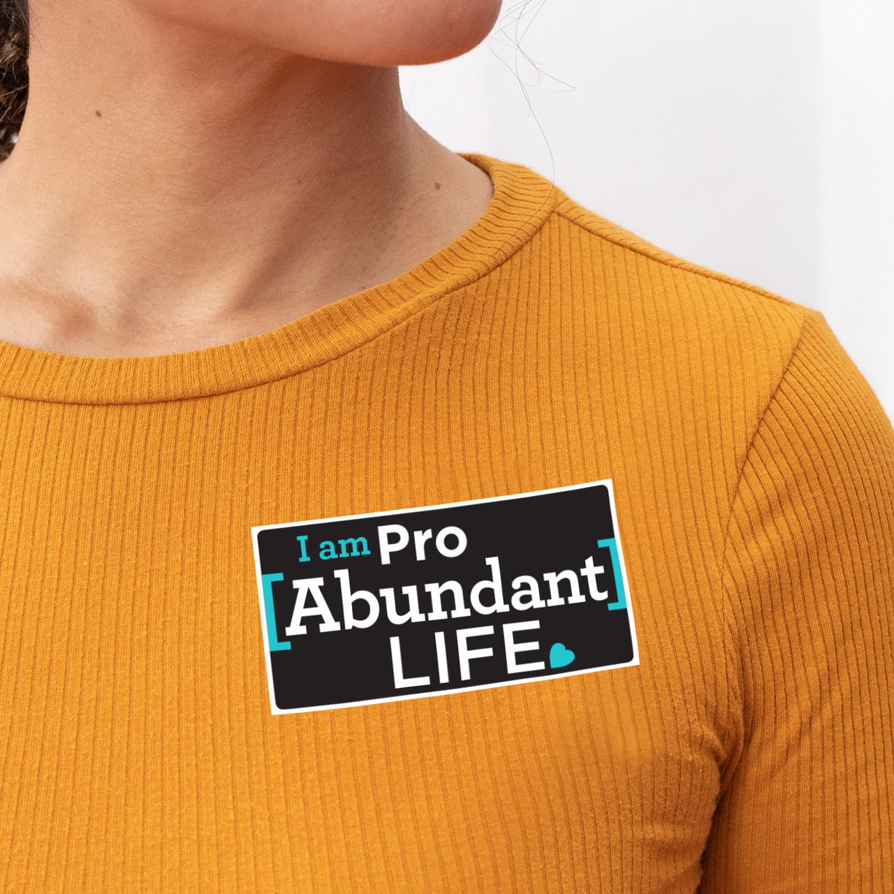 I Am Pro Abundant Life Stickers (Packs of 25)