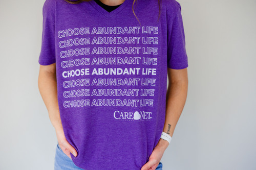 Choose Abundant Life T-Shirt V-Neck