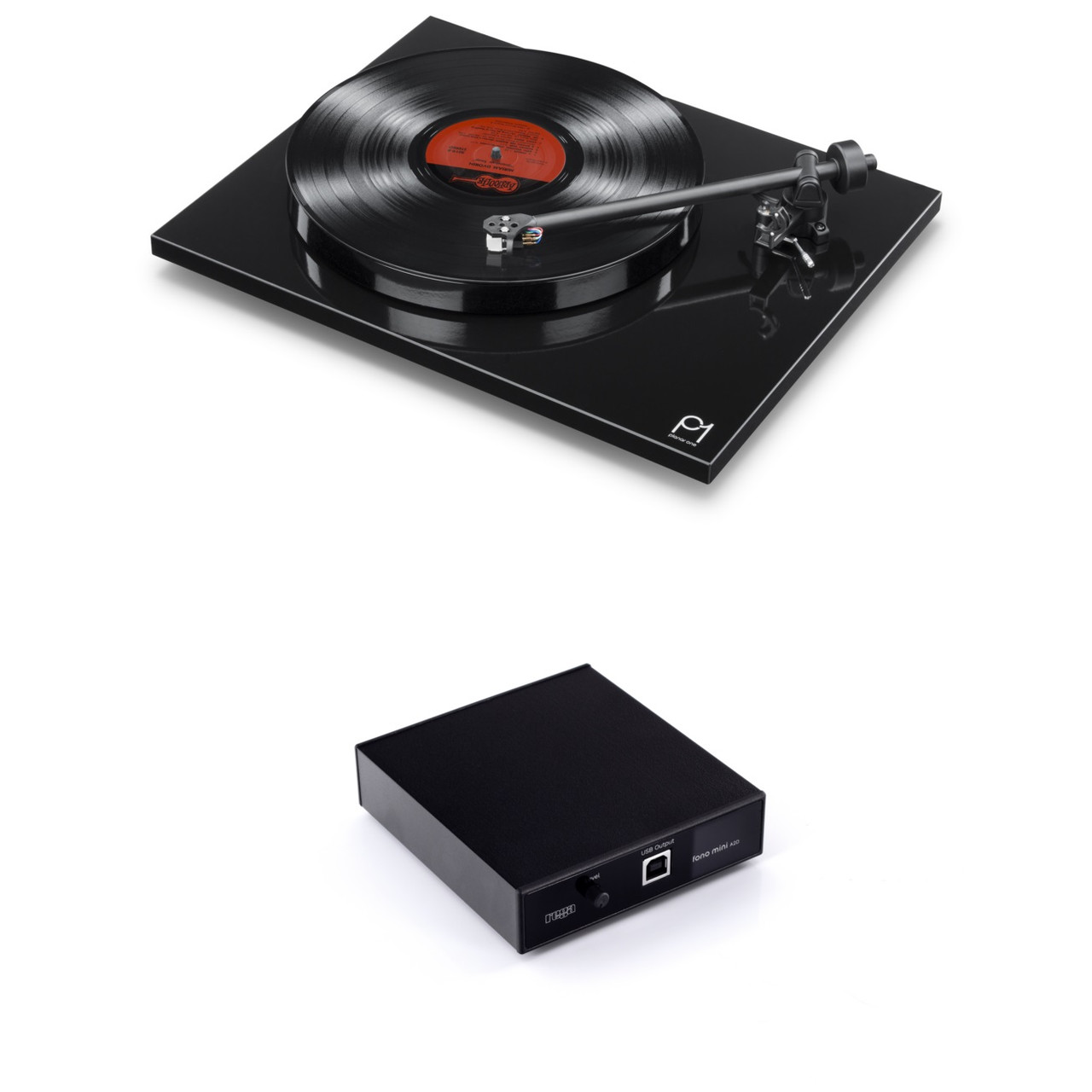 Rega - Planar 1 & Fono Mini A2D mk2 MM Phono Preamplifier Rega - Planar 1 & Fono Mini A2D mk2 MM Phono Preamplifier