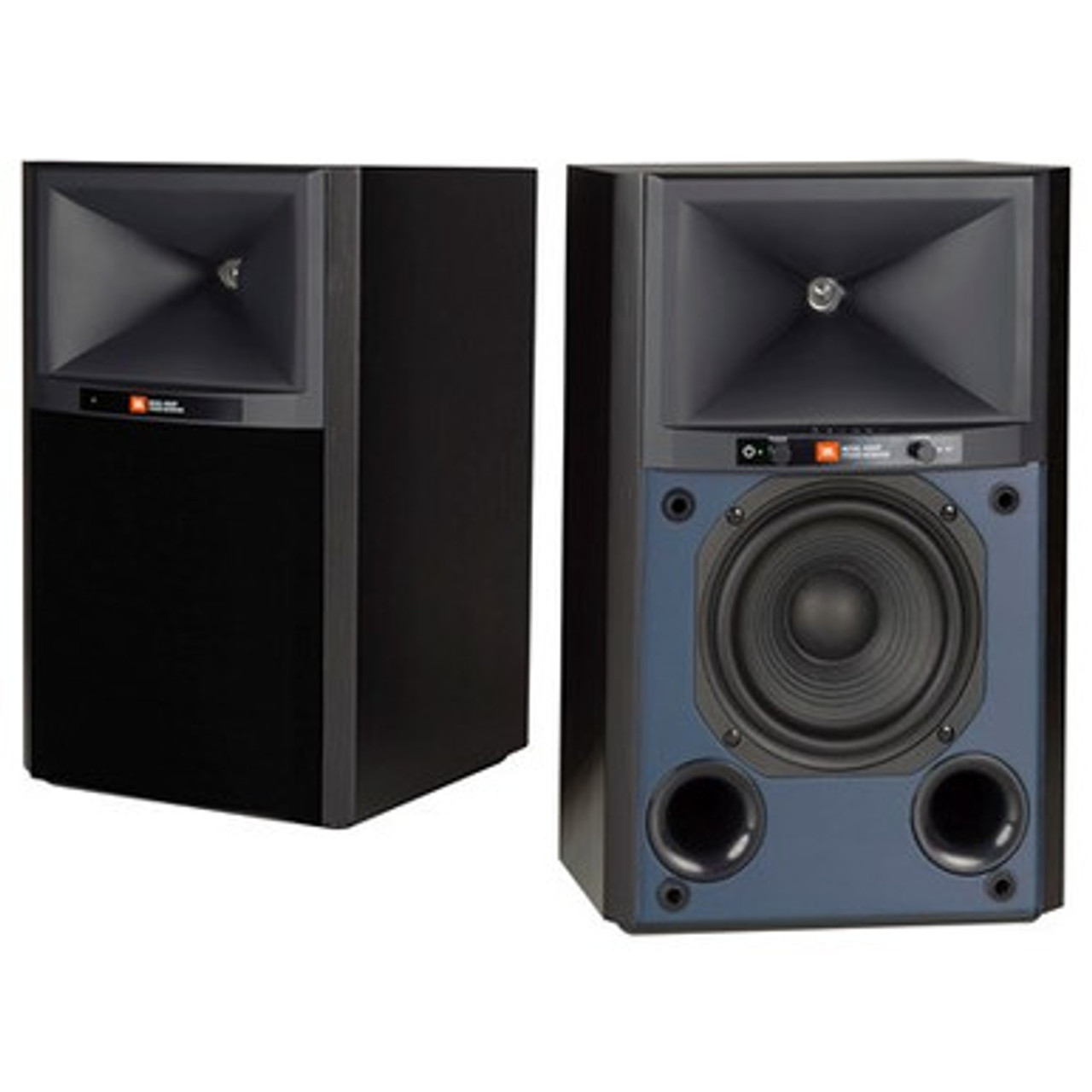 JBL - 4305P Powered Speakers (Black with Black Grilles) **B-STOCK** - Direct