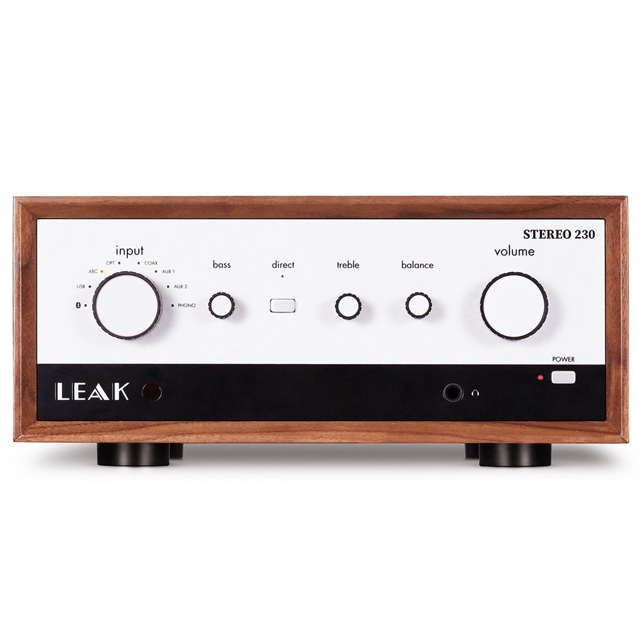 LEAK stereo 230 アンプ Leak - Stereo 230 Integrated Amplifier (Walnut) - Music Direct