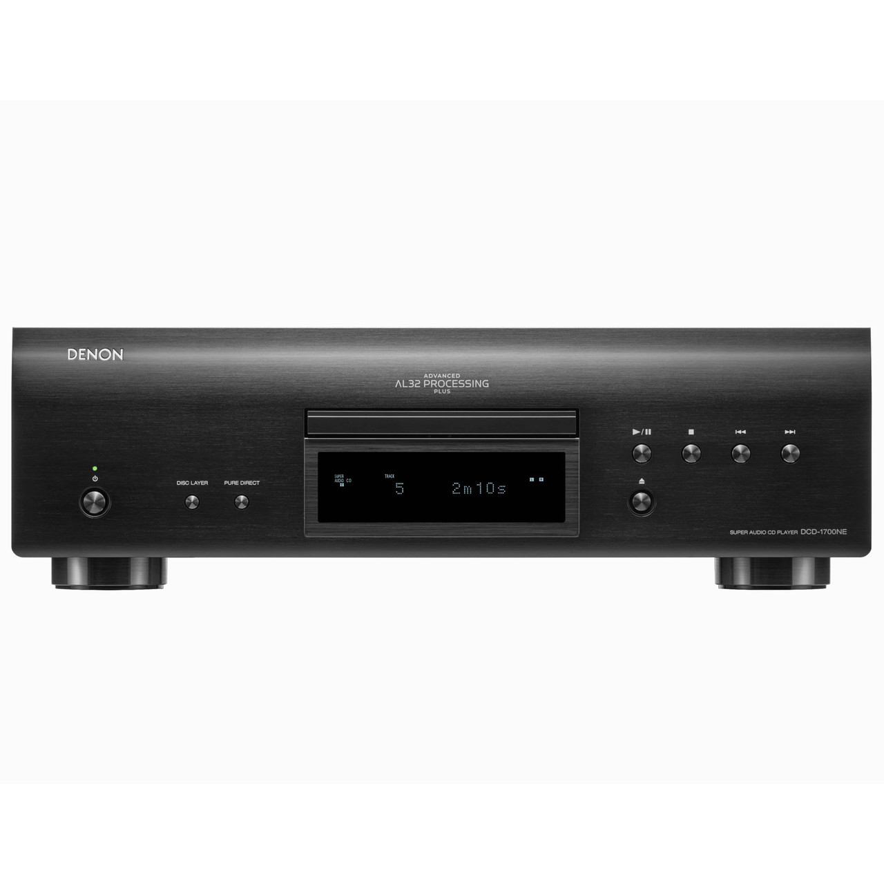 Denon - DCD-1700NE SACD/CD Player (Black) **OPEN BOX** - Music Direct