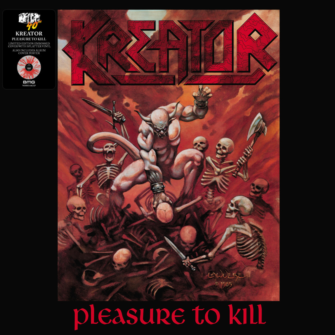 KREATOR / PLEASURE TO KILL レコード Kreator - Pleasure to Kill (Colored Vinyl LP) - Music Direct