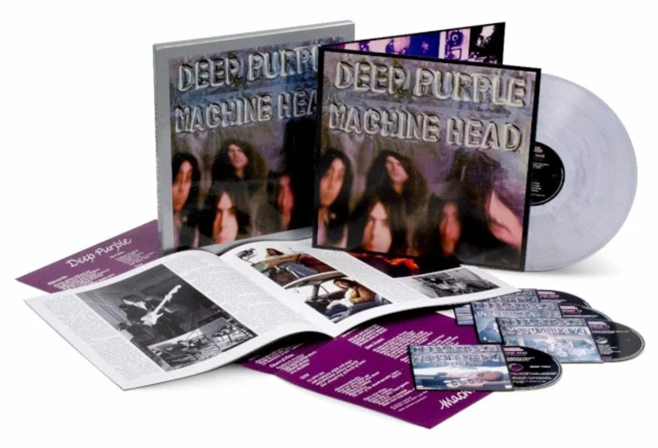 Deep Purple - Machine Head: 50th Anniversary Super Deluxe Ed. (Vinyl LP +  3CD + Blu-Ray Box Set) ***