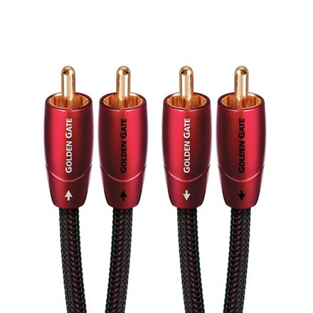 AudioQuest - Golden Gate RCA-to-RCA Interconnects (3.0m, Pair) **OPEN ...