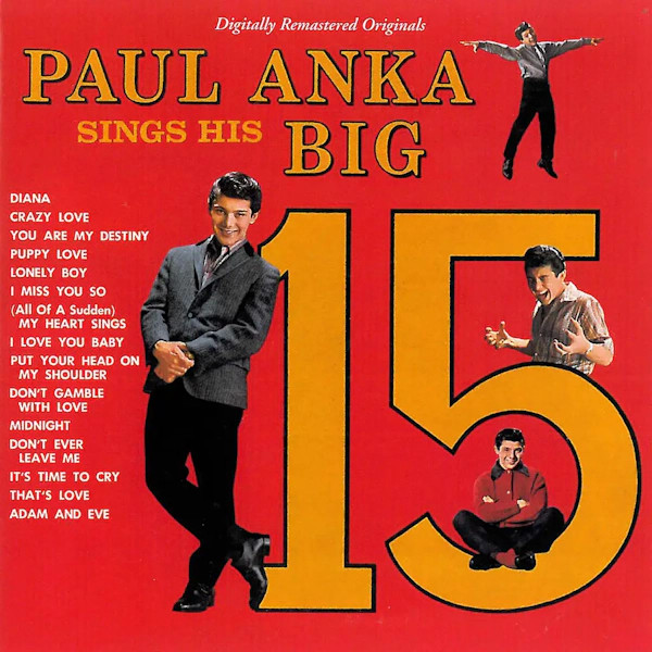 Paul Anka - Paul Anka Sings His Big 15 (Colored Vinyl LP) - Music