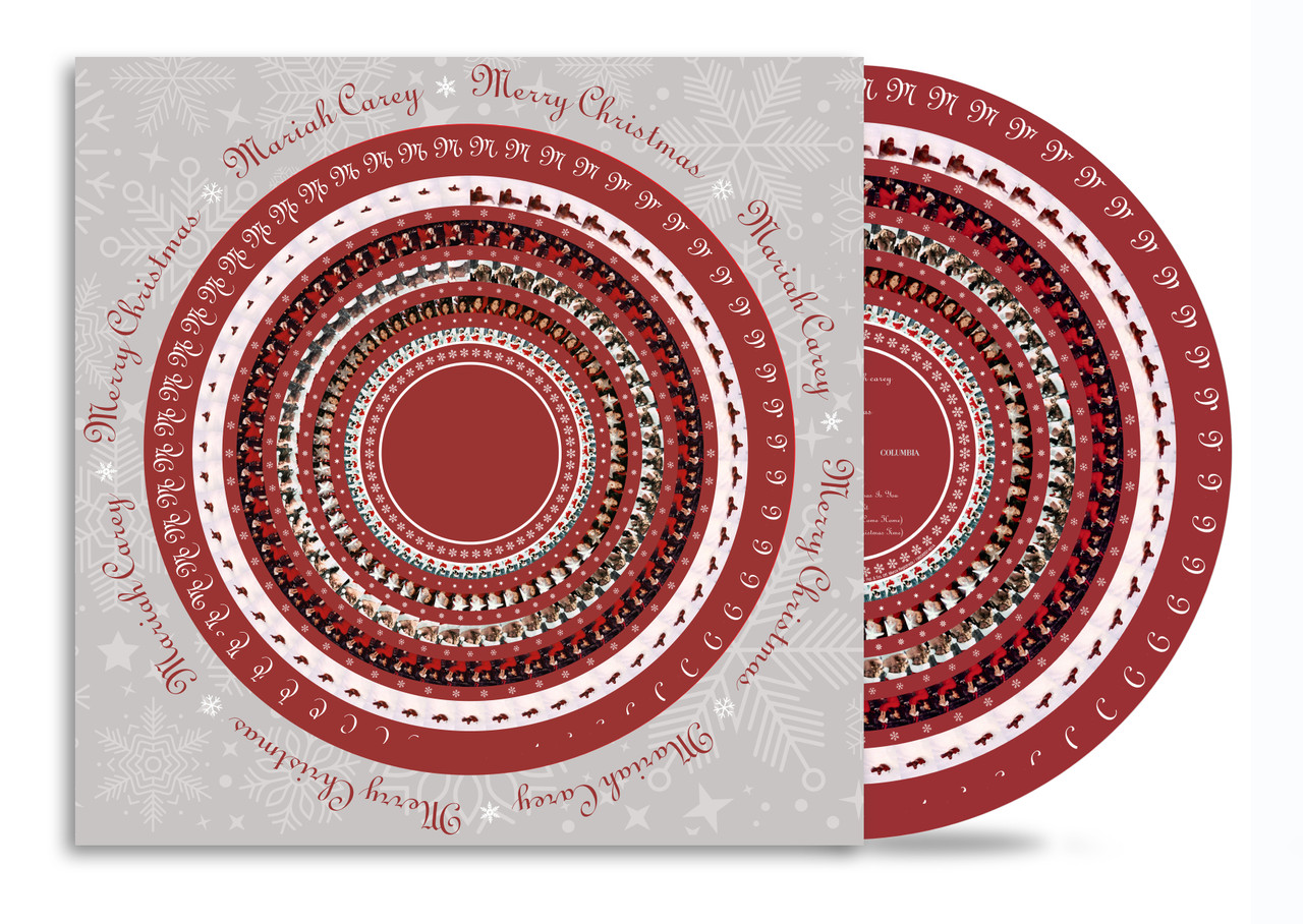 Mariah Carey - Merry Christmas: 30th Anniversary: Zoetrope (Picture Disc Vinyl LP) * * * - Music Direct mariah-carey-merry-christmas-30th-anniversary-zoetrope-picture-disc-vinyl-lp-music-direct