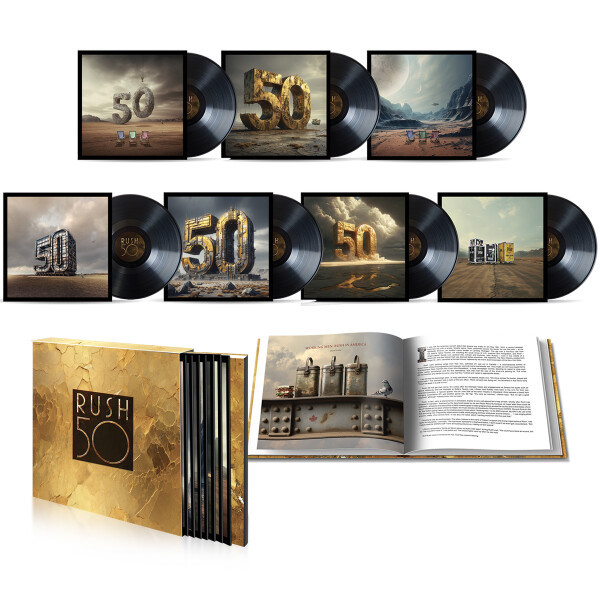 Rush - 50: Deluxe Edition (180g Vinyl 7LP + Book Box Set