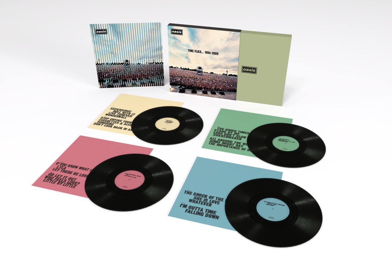 oasis レコード TIME FLIES 4LP Oasis - Time Flies 1994 - 2009 (Vinyl 4LP Box Set