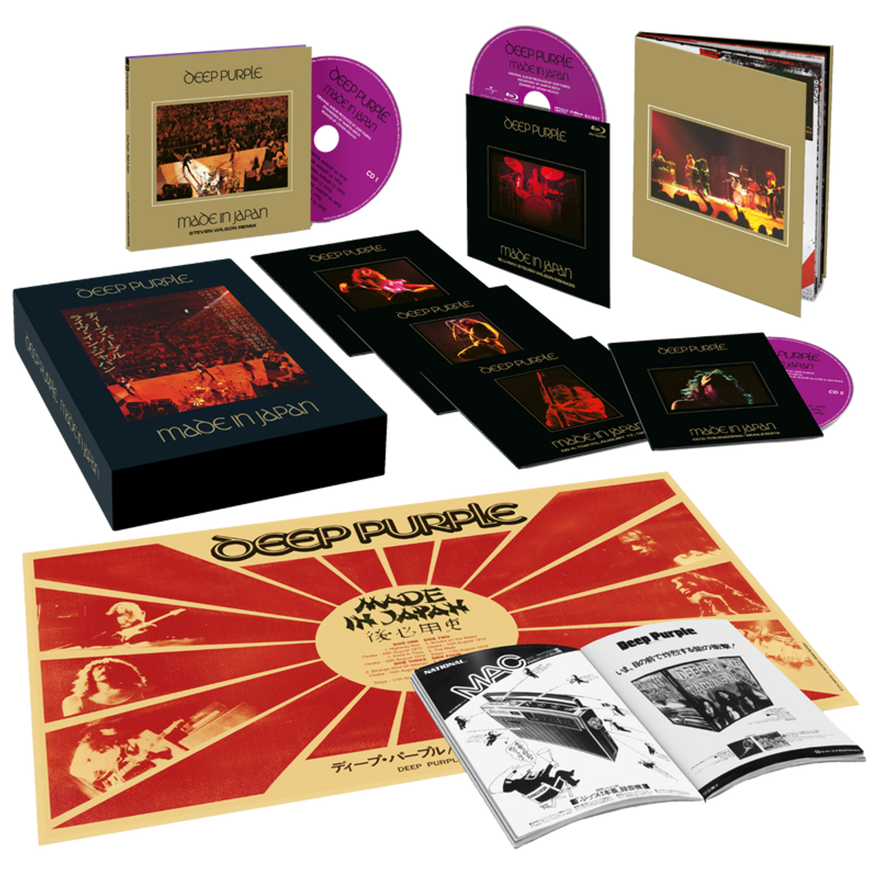 洋楽 Deep Purple / Made In Japan Box Set Deep Purple - Made in Japan: Super Deluxe Ed. (5CD + Blu-ray