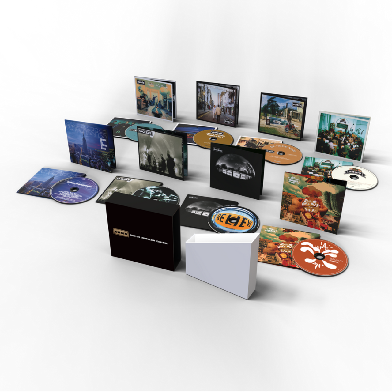 洋楽 Oasis CD BOX made in GERMANY Oasis - Complete Studio Album Collection (8CD Box Set