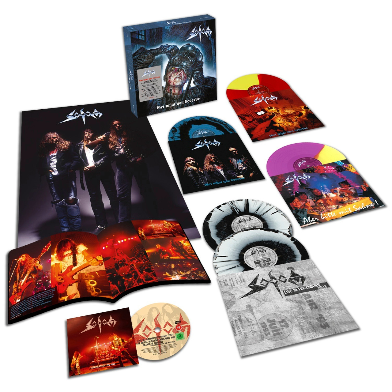 Sodom - Get What You Deserve: Expanded Super Deluxe Ed. (Colored