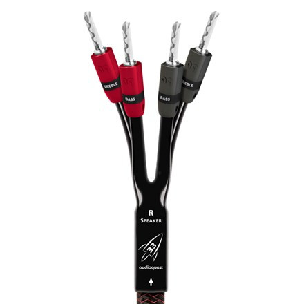 AudioQuest Rocket 33 スピーカケーブル 3m 1本 AudioQuest - Rocket 33 Speaker Cables (Pair) - Music Direct