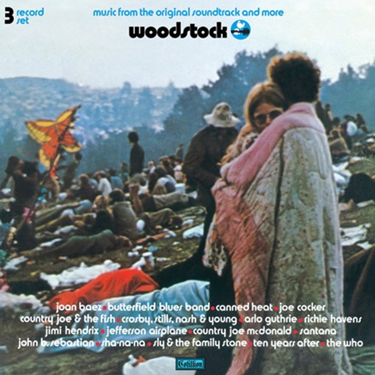 欧3LP Various Woodstock - Music From The Original Soundtrack And  R1518805 Cotillion /00920 Woodstock: Music From the Original Soundtrack and More