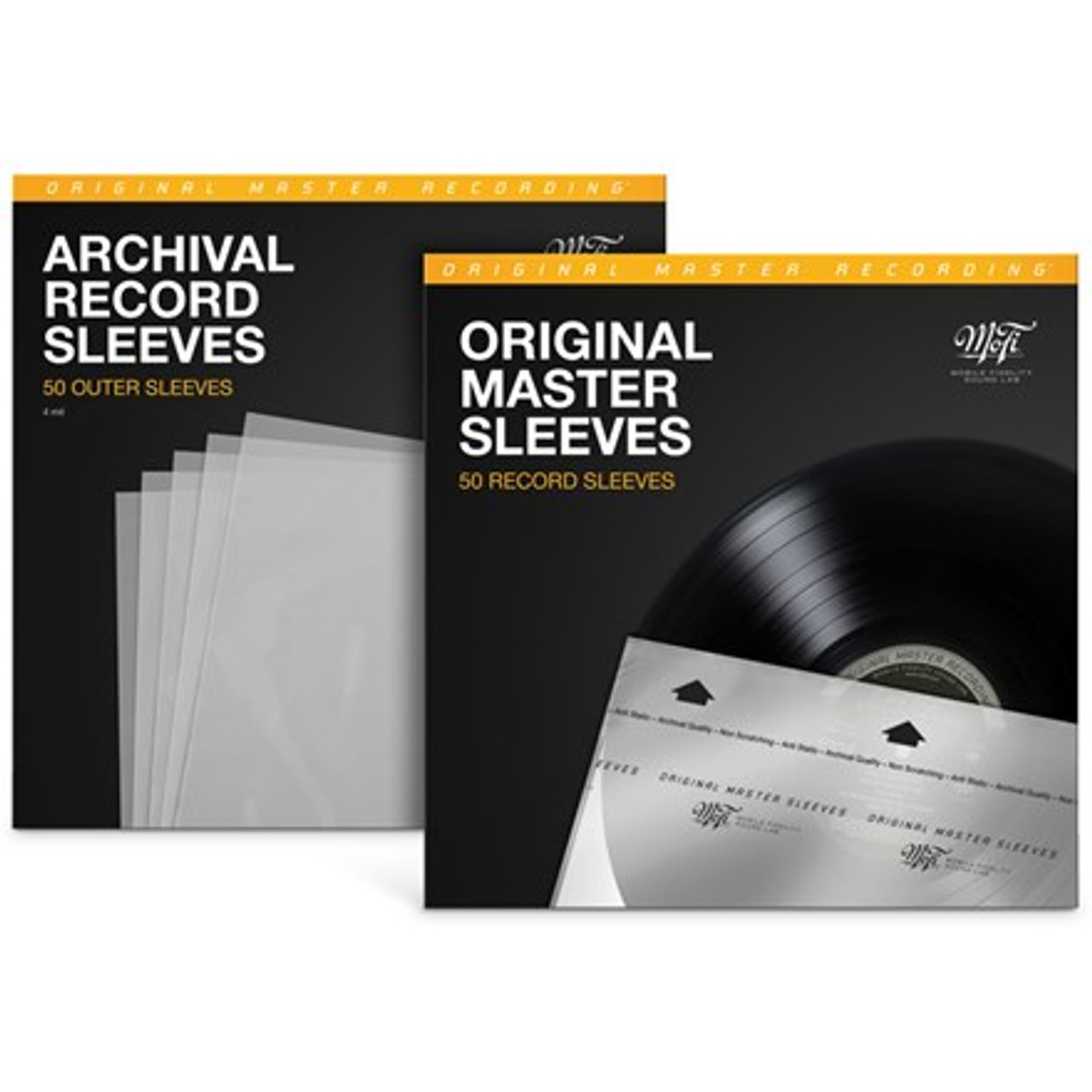Mobile Fidelity Sound Lab - Archival Record Outer Sleeves (50pk,  Translucent)
