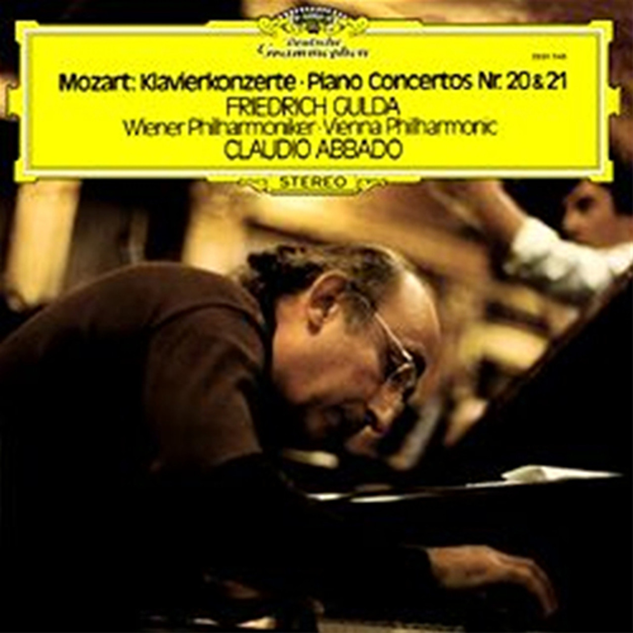 (180g　20　21　Concertos　Mozart　Music　Piano　Gulda　LP)　No　Abbado　Vinyl　Import　Direct