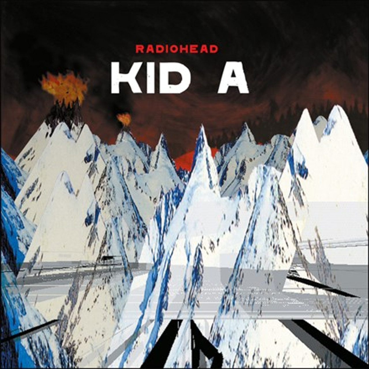 グリーン・ホワイト系 完成品 RADIOHEAD / KID A レコード 未開封