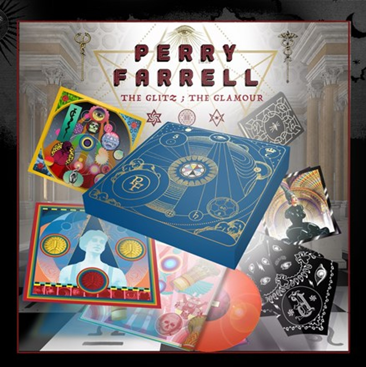 Perry Farrell - The Glitz; The Glamour (180g Vinyl 9LP + Blu-Ray + Book Box  Set)