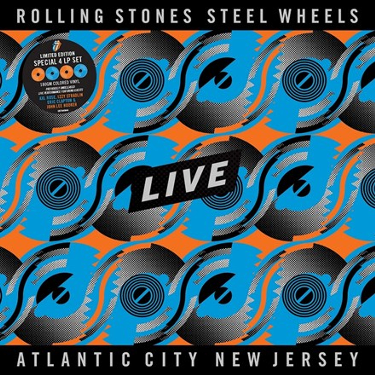 The Rolling Stones - Steel Wheels Live: Atlantic City, NJ 1989 (180g  Colored Vinyl 4LP)