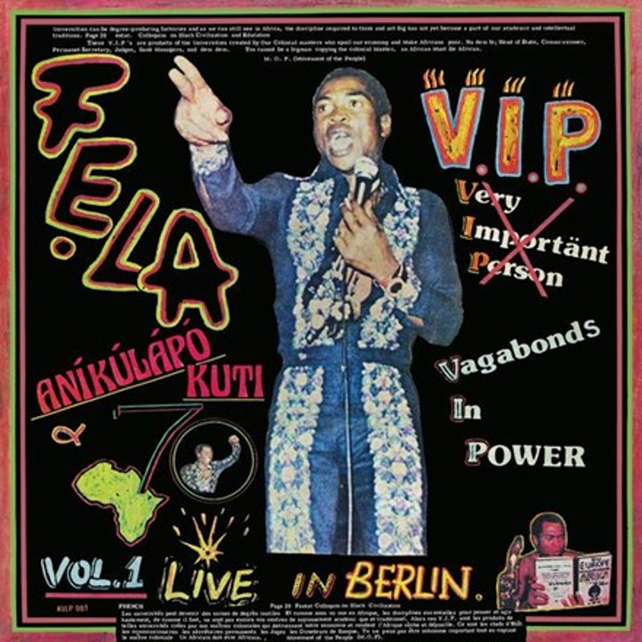 Fela Kuti V.I.P. (Vinyl LP) - Music Direct