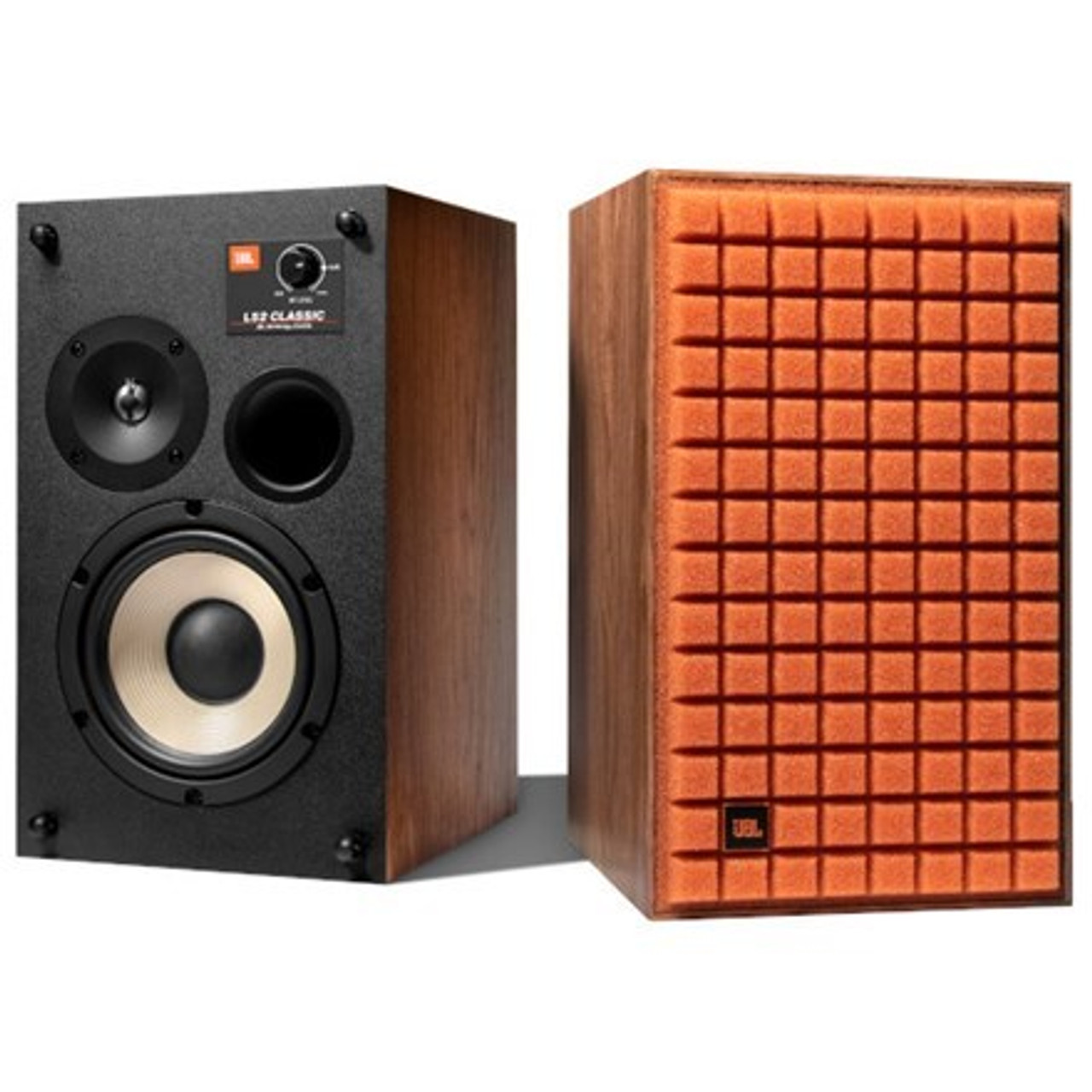 JBL - L52 Classic Bookshelf Speakers (Orange Grille, Pair) **OPEN BOX**