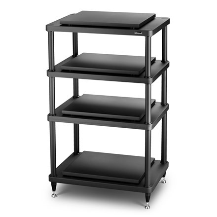 Solidsteel - S5 Series (S5-4 Four-Shelf Rack, Black) **OPEN BOX**