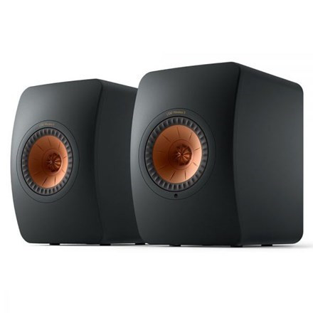KEF - LS50 Wireless II Powered Bookshelf Speakers (Black, Pair