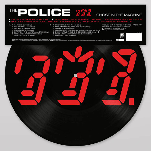 The Police - Ghost in the Machine (Picture Disc Vinyl LP