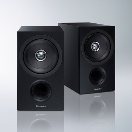 Technics - SB-C600 Bookshelf Speakers (Black, Pair) **OPEN BOX**